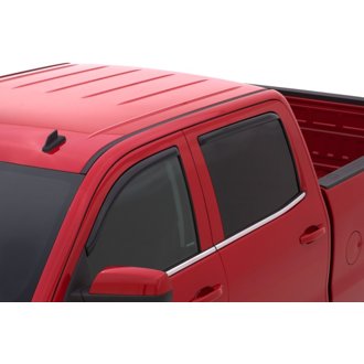 AVS 15-18 Chevy Silverado 2500 Crew Cab Ventvisor Front & Rear Window Deflectors 4pc - Smoke