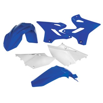 15-22 Yamaha YZ125/250/ YZ125X/ YZ250X Plastic Kit - Blue/White Original 15-20