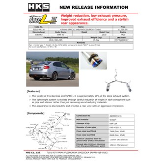 Hi-Power SPEC-L2 VAB EJ20