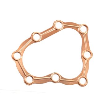 Harley-Davidson 45 Solo & Servicars Copper Cylinder Head Gasket - Set of 10
