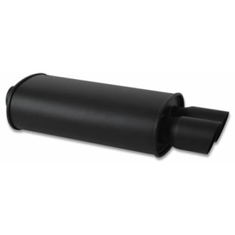 Streetpower Flat Black Oval Muffler