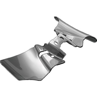 Saddle Shields Heat Deflectors 99-17 Dyna Models Smoke