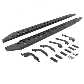RB20 Slim Line Running Boards with Mounting Brackets Kit