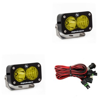 S2 Pro Wide Cornering Pair - LED Amber