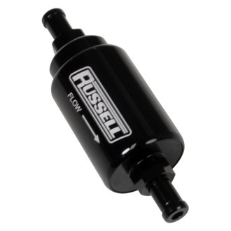 5/16 Male To 5/16 Male Barbed Fuel Check Valve - Black Anodized