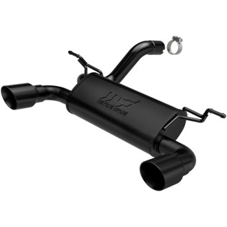 Street Series Black Coated Axle Back System
