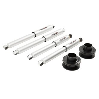 2.5 INCH LEVELING KIT | COIL SPRING SPACERS W/ TRAIL PERFORMANCE SHOCKS
