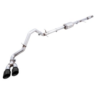 AWE 0FG Dual Side Exit for 4th Gen Silverado/Sierra 1500 5.3L (Flat Bumper)