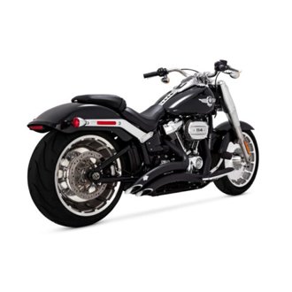 HD 18-22 Fatboy/Breakout Big Radius 2-2 Black PCX Full System Exhaust