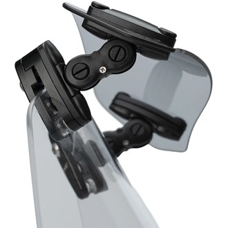 Multi-Adjustable Visor Clip-On Smoke