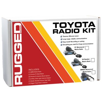 Toyota Tacoma/4Runner/Sequoia 2-Way GMRS Radio Kit 25 Watt - GMR25 Waterproof