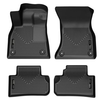 18-24 Audi Q5 /18-24 Audi SQ5 Weatherbeater Black Front & Rear Floor Liners