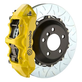 22+ GR86 (ZN8) Fr GT BBK 6Pist Slotted Type-3 355x32 2pc Rtr Drill-Yellow