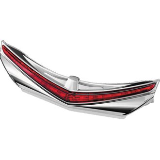 L.E.D. Rear Fender Tip 12-17 GL1800 Chrome Red Lens