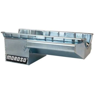 Bbc Gen V/Vi Drag Race Steel Oil Pan - Clear Zinc