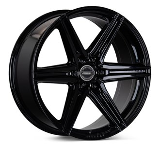 HF6-2 20x9.5 / 6x135 / ET15 / Deep Face / 87.1 - Gloss Black Wheel