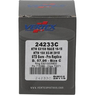 Vertex Piston 16-22 KTM 150 SX 150cc Cast Race Piston Kit