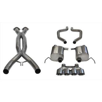 Corsa 2015+ Chevrolet Corvette C7 Z06 2.75in Dual Rear Xtreme Cat-Back Exhaust w/ Quad Polis