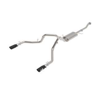 Vulcan Series 3 IN 304SS Cat-Back Exhaust System Dual Rear Exit w/ Black Tips