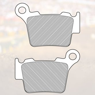08-10 BMW/ 21+ Gas Gas/ 09-15 Husaberg/ 98+ Husq/ 04+ KTM Rear Works Brake Pads