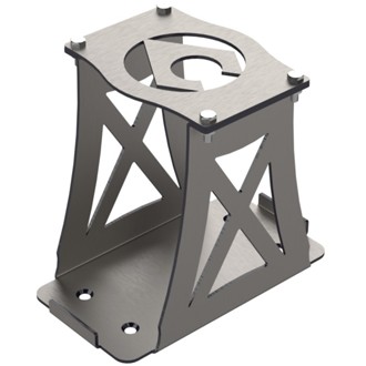 Group 51 Optima Battery Mount Bare Steel