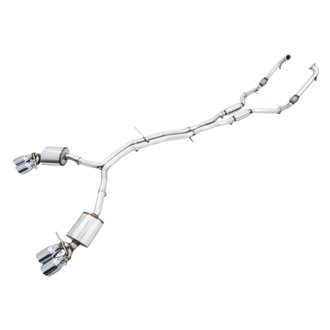 AWE Touring Edition for Audi B9 S4 - Chrome 102mm Tips