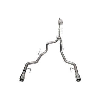 Corsa 2021-2025 Ford F-150 SuperCrew/5.5ft Bed 3.5L V6 Sport Cat-Back Dual Rear Exit-Polished