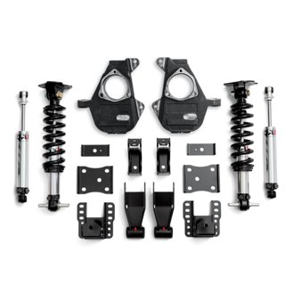 4/6 Lowering Kit, 07-16 GM 1500, 4WD Cast Arms, Double Adjust