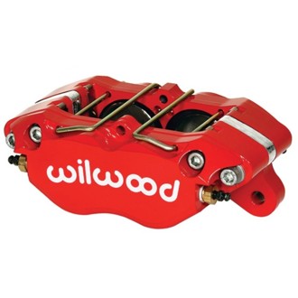 Wilwood Caliper-Dynapro 5.25in Mount-Red 1.00in Pistons .81in Disc