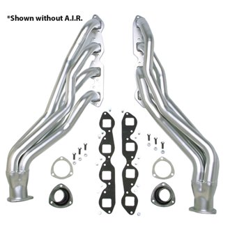 HD SILVER E.O. HEADERS For 88-95 GM 2WD 2500-3500 TRUCKS; 7.4L With A.I.R.