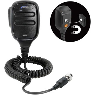 Hand Mic for GMR45 Mobile Radio with Scosche MagicMount