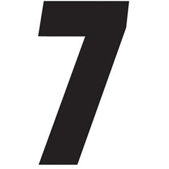 FX 2015 NUMBERS STANDARD 8" BLACK 7