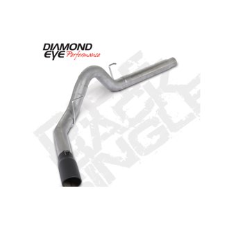 Diamond Eye 18-19 Ford 3.0L Powerstroke F150 - 4in Alum DPF Back Exhaust Kit w/ Tip 4512BRA-DEBK