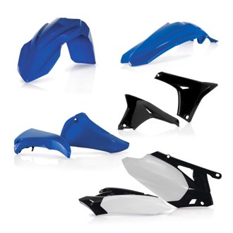 10-13 Yamaha YZ450F Plastic Kit - Blue/Black/White Original 10