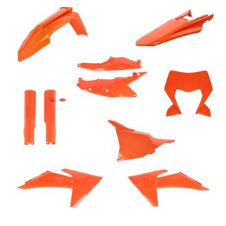 24+ KTM EXC/EXC-F/ XC-F/ XC-W/ XCF-W/ XW-F Full Plastic Kit - 16 Orange