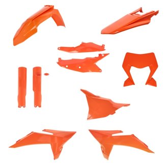 2026 KTM 250-500 EXC-F/ 125-300 XC-W/ 450 XCF-W Full Plastic Kit - 16 Orange