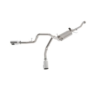 Gemini XV 3 IN 304 Stainless Steel Cat-Back Exhaust System w/ Cut-Out Polished