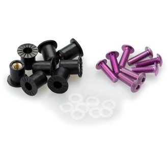 Screw Kit Anodized For Screens Purple
