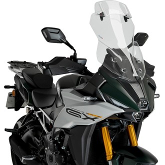 Touring Windshield With Visor Clear
