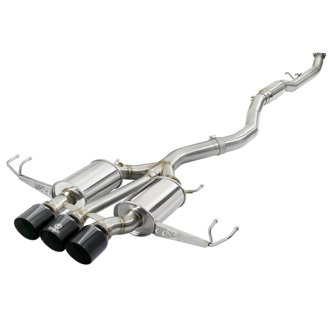 Takeda 3 IN 304 Stainless Steel Cat-Back Exhaust System w/ Black Tips
