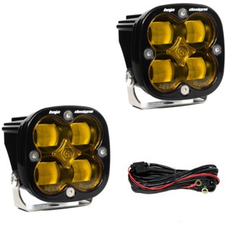 Squadron Sae Led Auxiliary Light Pod Pair - Amber