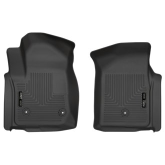 19-20 Chevy Silverado WeatherBeater Black Floor Liners - Front