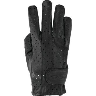 Leather By River Road Tucson Leather Perforated Gloves Black Womens - Xl