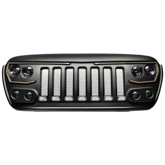 Vector Series Full Led Grill For The Jeep Wrangler Jl / Gladiator Jt