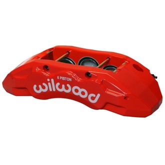Wilwood Caliper-TX6R- R/H - Red 2.00/1.88/1.88in Pistons 1.38in Disc