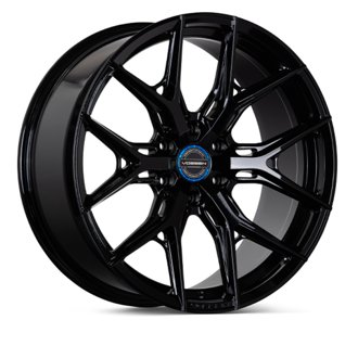 HF6-4 22X9.5 / 6X139.7 / ET30 / Deep Face / 95.1 - Gloss Black Wheel