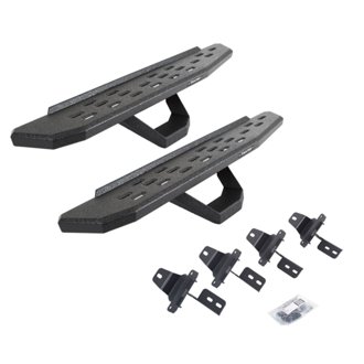 RB30 Running Boards with Mounting Brackets, 1 Pair Drop Steps Kit