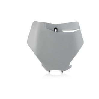 19-22 KTM 125-450 XC/ SX/ SX-F/ XC-F/ XC-tpi Front Number Plate - Gray