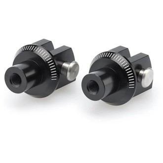 Adaptor Rider Footpeg Black