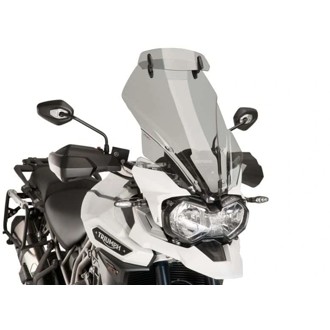 Touring Windshield With Visor Smoke